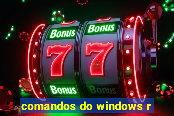 comandos do windows r